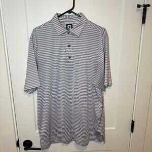 Footjoy Performance Stretchy Golf Polo. Lightweight, breathable, size L.
